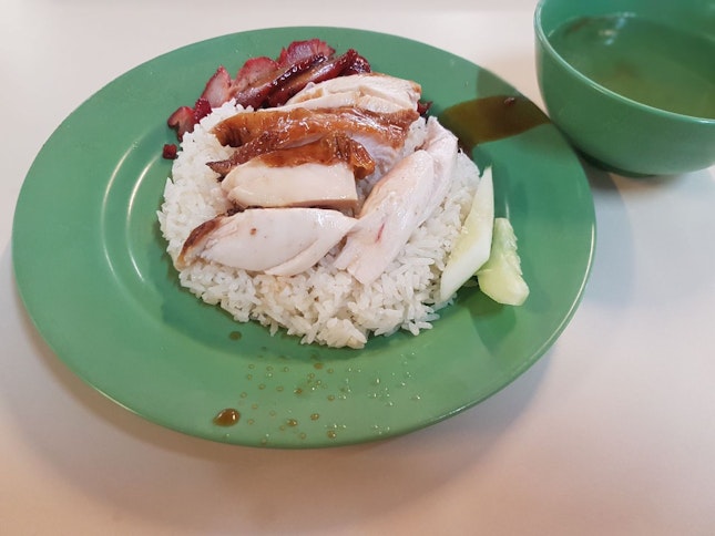 Chicken Rice + Char Siew