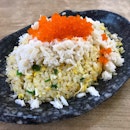Egg Fried Rice With Crabmeat & Tobiko @KingofFriedRiceSG | 132 Jurong Gateway | Happy Hawker #01-271.