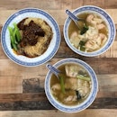 HK Braised Beef Brisket Noodle [Dry], HK Wanton Soup & HK Dumpling Soup @ChefKinHKWantonNoodle | Blk 431 Clementi Ave 3.