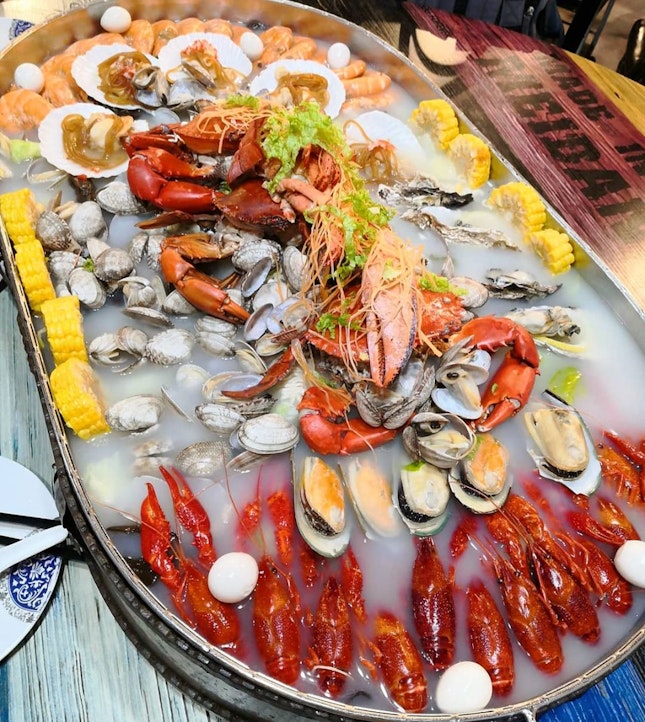 Seafood Platter($118)(2-4pax)🦀🦞🦐