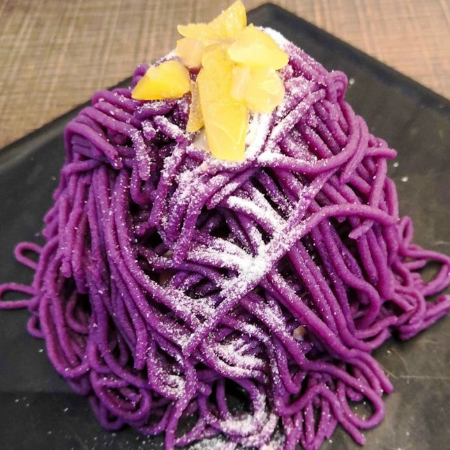 Purple Sweet Potato Mont Blanc($13.90)
