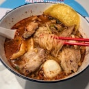 Tom Yum Pork Noodles (Soup, Thai Thin Noodles) ($5.80)