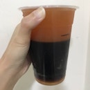 Grapefruit Green Tea With Grass Jelly (0% Sugar)