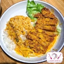 Chicken Cutlet Curry Rice Set, $6.80