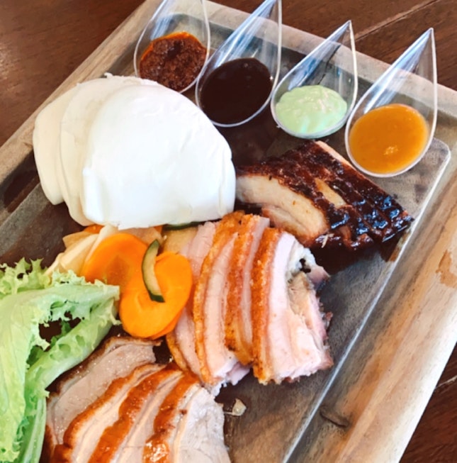 Bao And Meat Platter