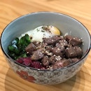 Blowtorched Ribeye Donburi ($16) from @theplayground.sg 
Generous portion of ribeye 😛

#burpple #japanese #donburi #beef #ribeye #blowtorched #fusion #fusionfood #fusioncuisine #ricebowl #healthy #healthyliving #whati8today #whati8todaysg #sgcafe #sgcafehopping #sgcafefood #sgfoodhunt #sgfoodhunter #sgmakandiary #sgfoodies #sgfoodtrend #sgfooddiary