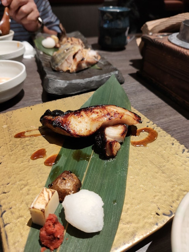 Charcoal Grilled Miso Marinated Black Cod Fish