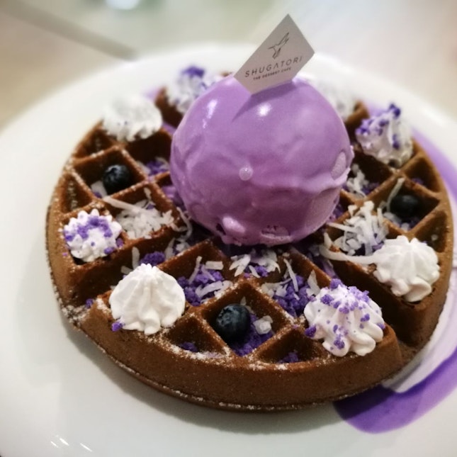 Violet waffle