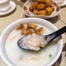 👉Congee with Fish Slices, Prawns & Scallops👈