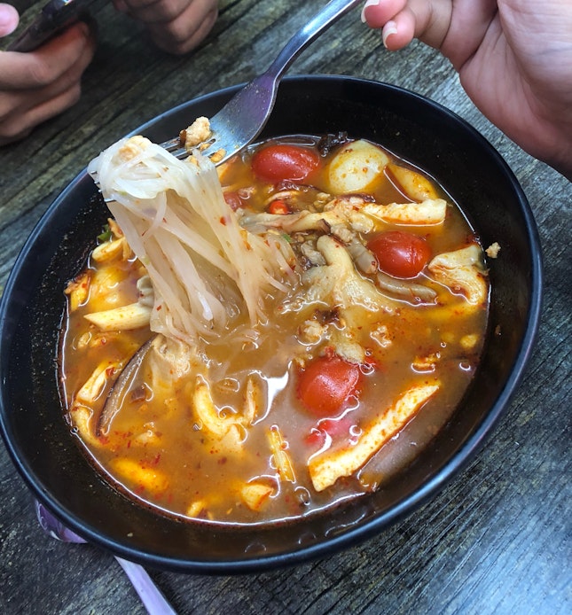 Seafood Tom Yam Noodle @ Time For Thai