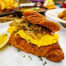 Crab & Egg Croissant ($10.80++)