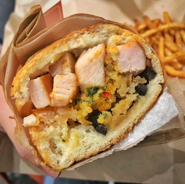 Review on Smoked Chicken & Bacon ($8.40)