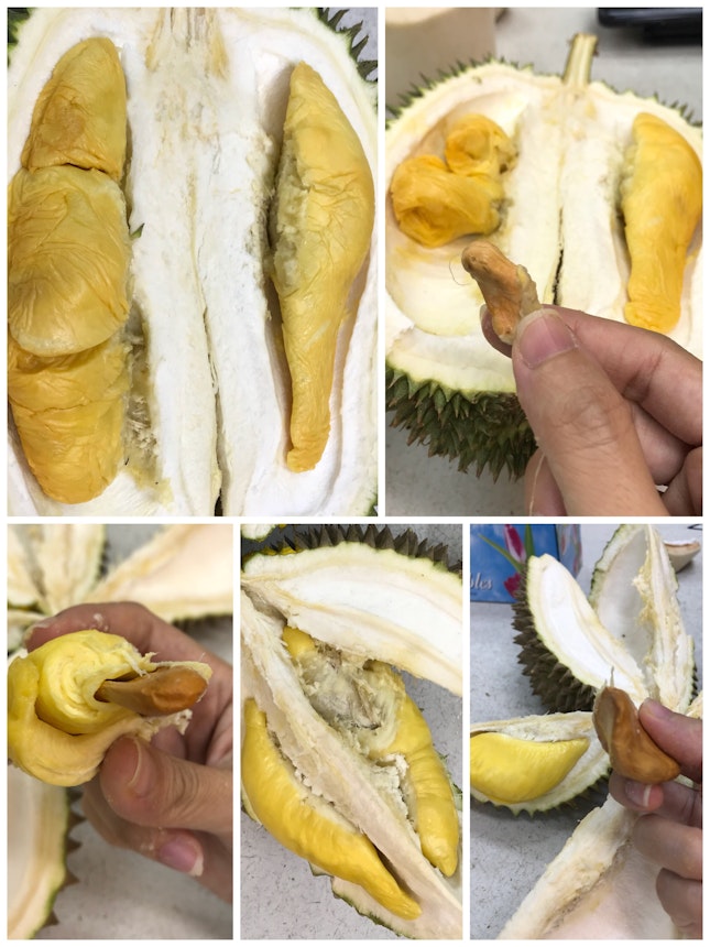 Review on Red Prawn ($8/kg) & MSW ($16/kg) Durians