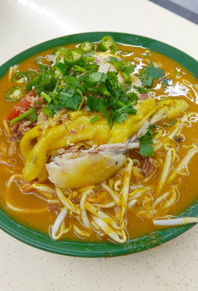 Mee Rebus With Chicken Leg