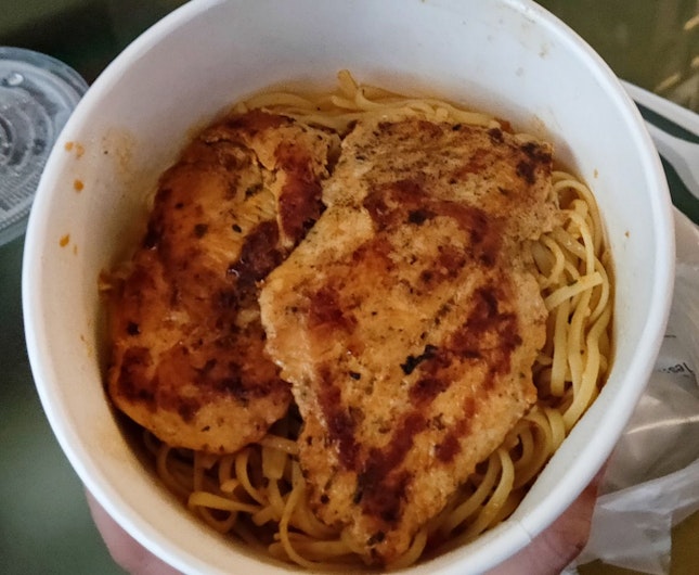 Hae Bee Hiam Pasta With Cajun Chicken Breast