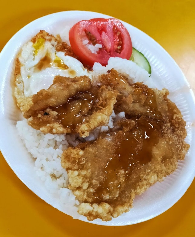 Fish Cutlet Rice
