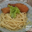Spaghetti Carbonara Crispy Fillet