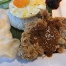 Satay Chicken Cutlet With Rice