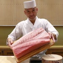 The signature Blue Fin Tuna from Hashida Sushi!