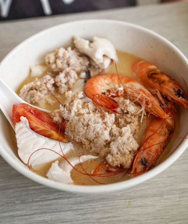 Back to my fav seafood soup, Yan Ji Seafood soup.