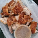 Takeaway Chopped Lechon from @lechonrepublicsg for lunch.