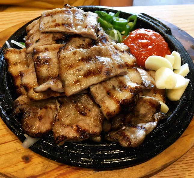 Kurobuta Char-Grilled Pork Belly Lunch Set $14.90++