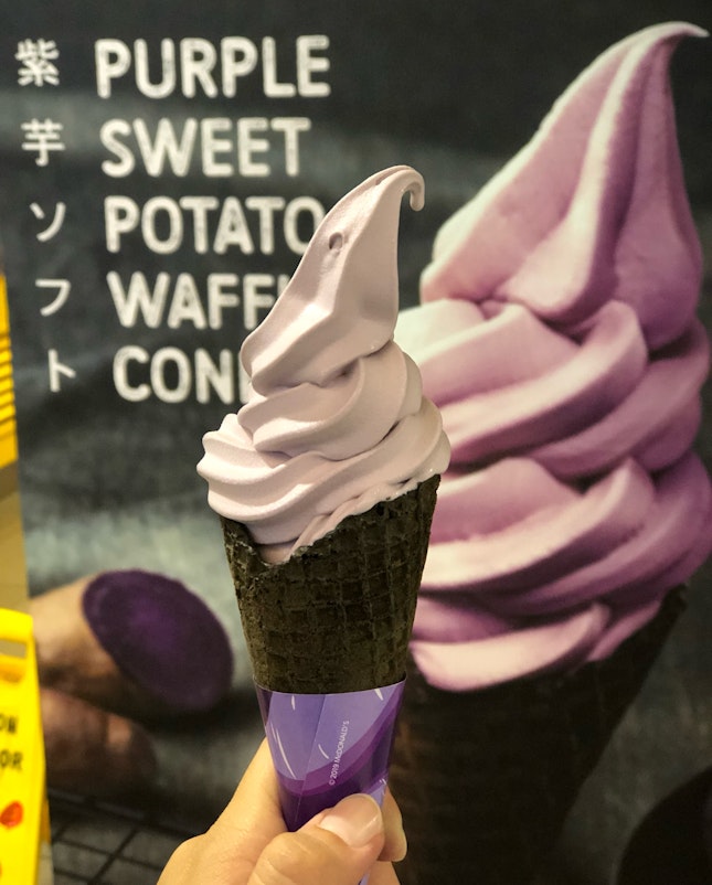 Purple Sweet Potato Softserve 🍠🍦$2