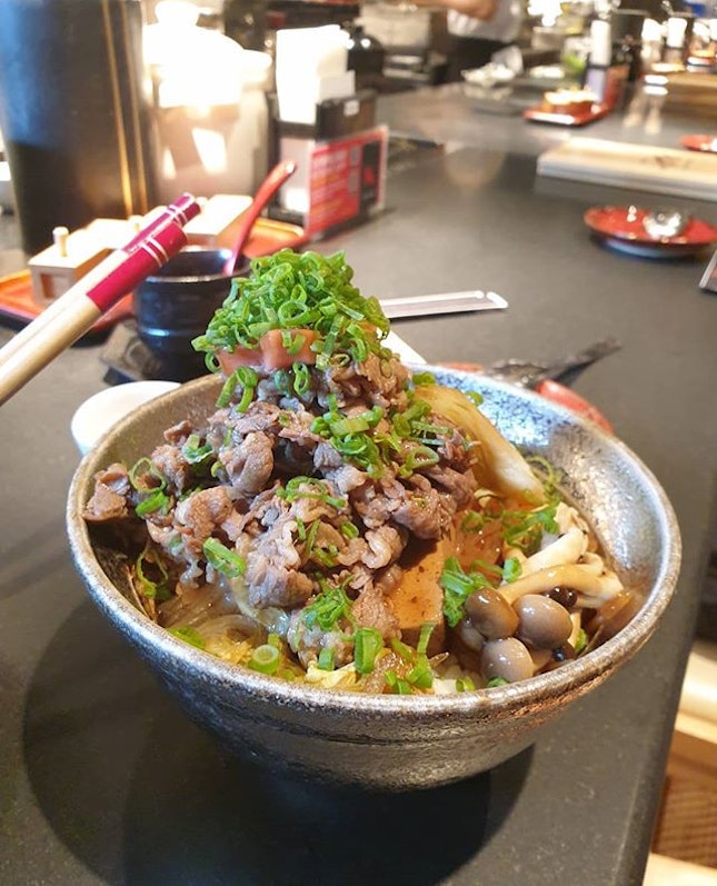 [📍Beef Sukiyaki don Keisuke, Singapore]
Tucked in a corner of ONZE Tanjong Pagar, Beef sukiya don keisuke offers an affordable and of quality japanese don.