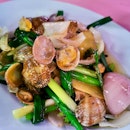 Stir Fried Lala with Ginger and Spring Onion
