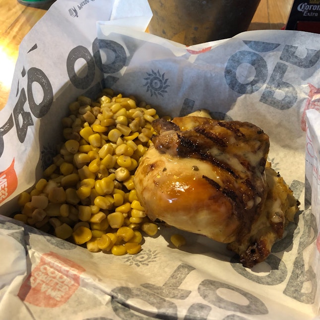 Flame Grilled 1/4 Chicken ($10.40)