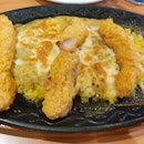Curry Chicken Creamy Baked Rice ($5.90)