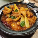 Taiwan San Bei Chicken in Clay Pot ($21 for Medium)