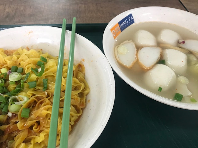 interim Market Fish Ball Noodles