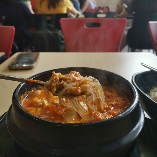 Spicy Seafood Tofu Soup