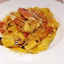 Crab pappardelle from Rosmarino!
