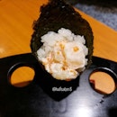 Scallop Handroll from Sushi Goshin!