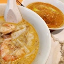 #cxyi laksa and curry chicken rice at queensway.