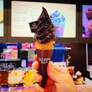 Monday blues ain't got nothing on this awesome dark chocolate soft-serve cone!