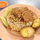 Braised Duck Rice With Egg ($3.50)