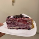 blueberry cheese mille crepe