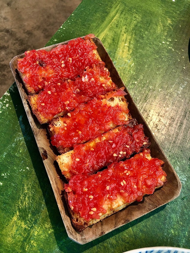 Toasted Bread With Tomatoes(5pcs)