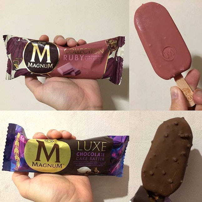New flavors for Magnum (Promotion: 2 for S$5 at 7-Eleven).