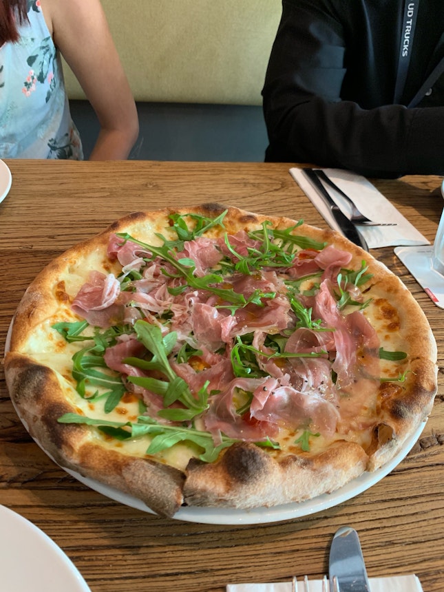 Parma Ham + Rocket Pizza