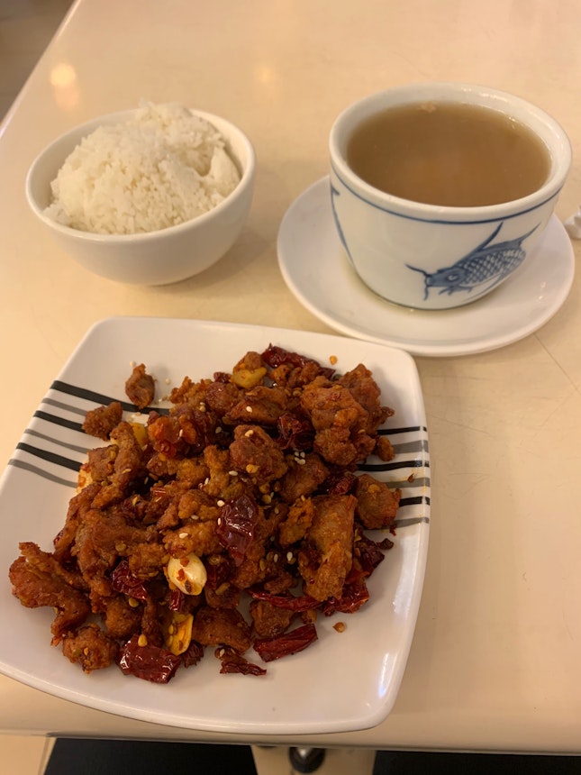 Chong Qing Chicken With Soup Set