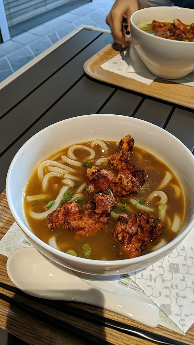 Curry Udon With Chicken Karage