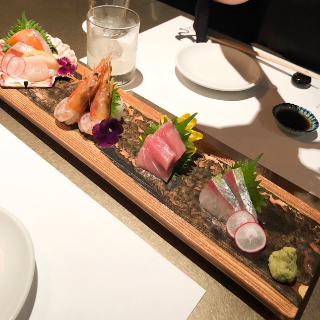Assorted 5 Kinds Of Sashimi (Part Of 5-Course $99 Menu)