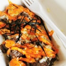 Flame-Grilled Cheesy Mentaiko Beef Cubes