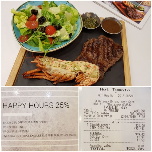 Happy Hour 25% 3pm~5.30pm Monday ~Friday 