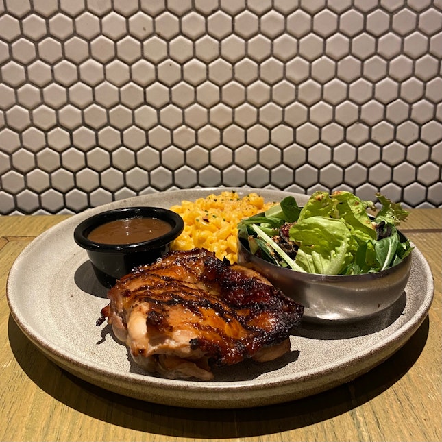 Char Grilled Chicken With Black Pepper Sauce | $10.90