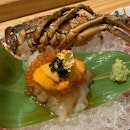 Lobster, Ikura & Uni Sashimi